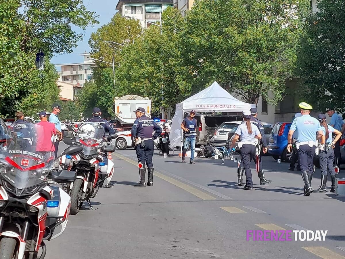 Incidente mortale in Viale Corsica / FOTO