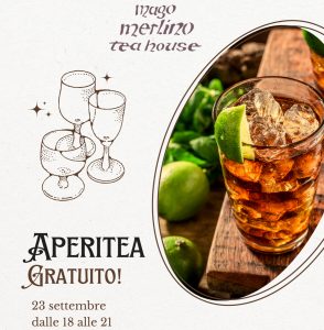 "Aperitea": al Mago Merlino l'aperitivo a base di tè