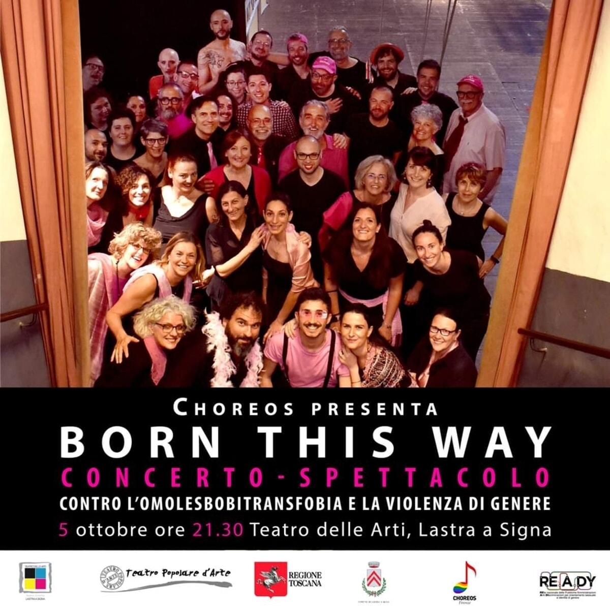 "Born this way" - concerto contro l'omolesbobitransfobia