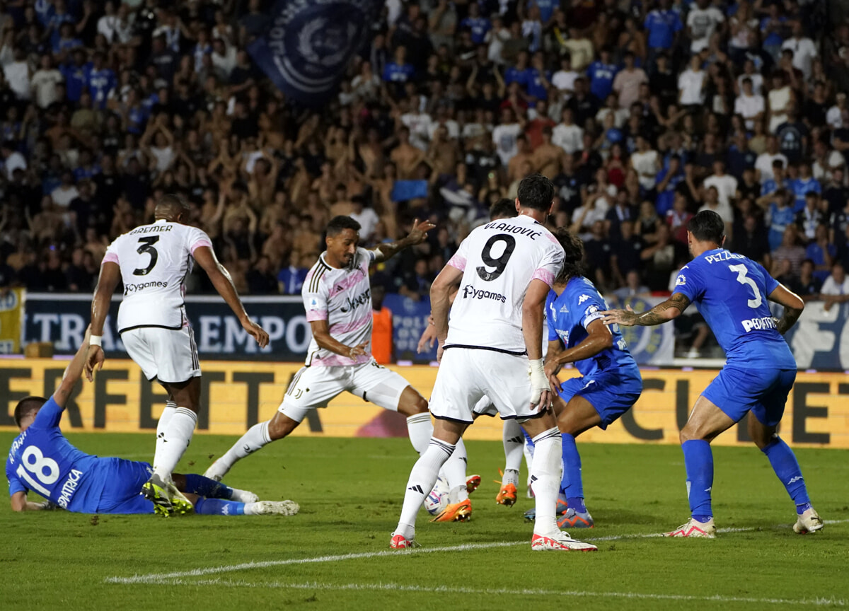 Empoli, niente impresa: La Juventus vince 2-0 al Castellani