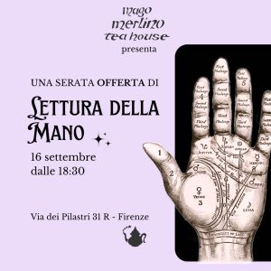 Lettura della mano gratuita da Mago Merlino Tea House