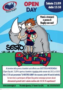 Open Day al Sesto Rugby