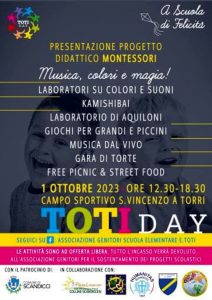 A San Vincenzo a Torri il Toti Day: laboratori, attività, giochi e presentazione del metodo Montessori della scuola Enrico Toti