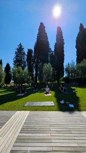 Yoga in vigna