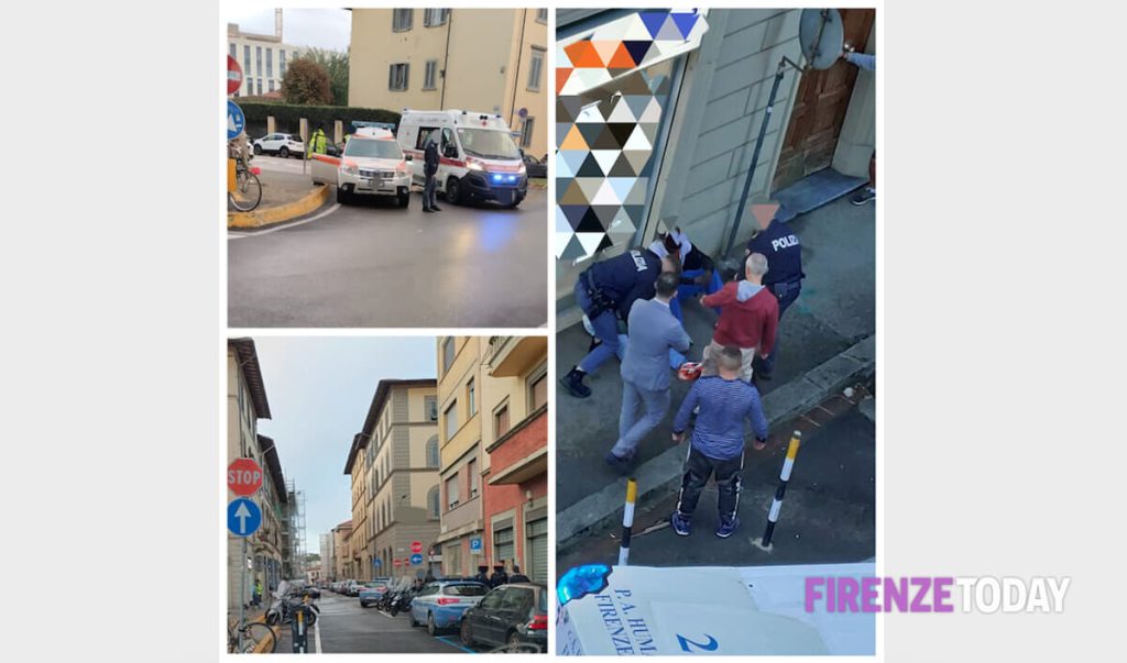 Scazzotata a bottigliate in piazza San Jacopino