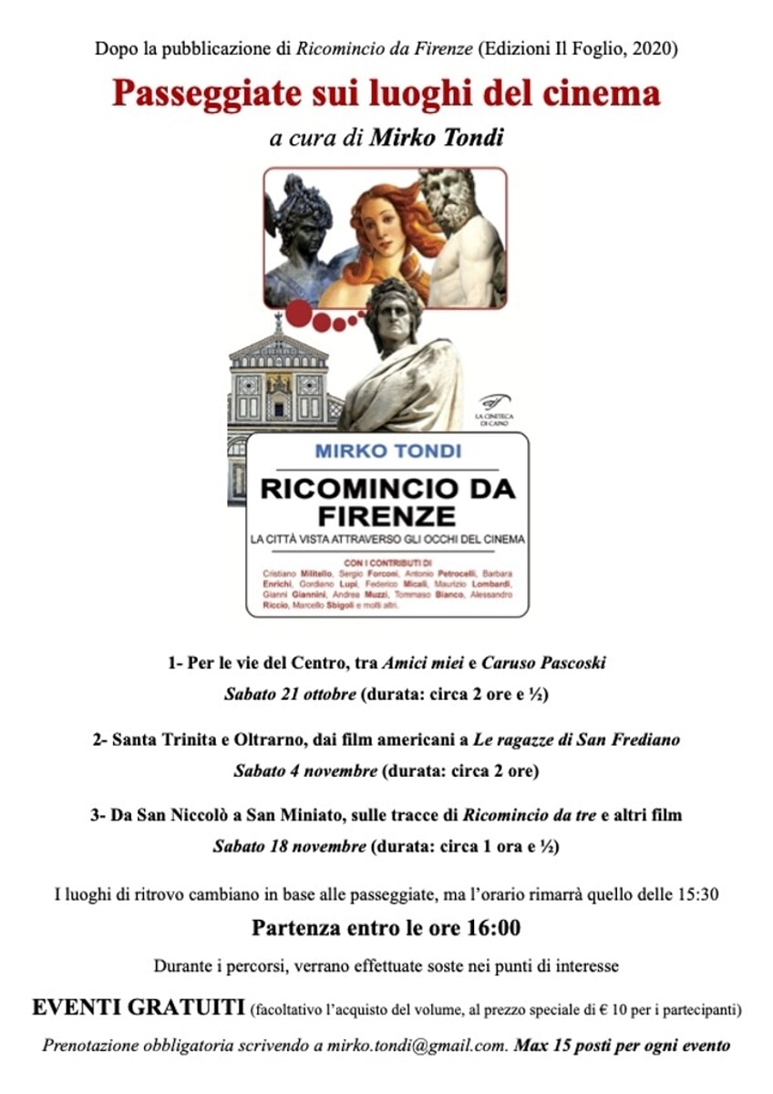 Passeggiate sui luoghi del cinema a Firenze