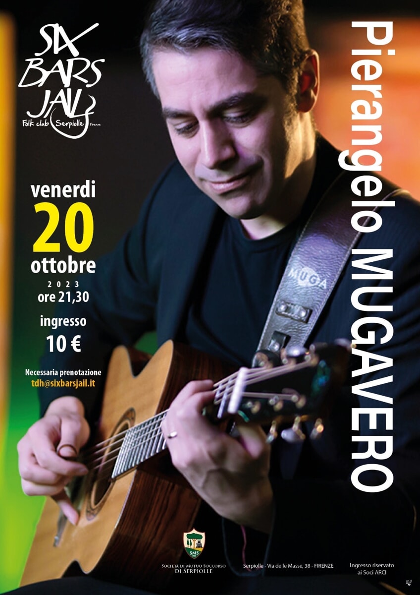 Pierangelo Mugavero in concerto al Six Bars Jail