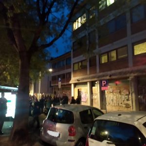Nuovo sgombero da parte delle forze dell'ordine