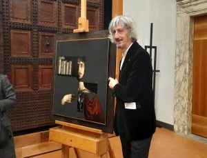 Federico Maria Sardelli: l'artista dona agli Uffizi il suo autoritratto