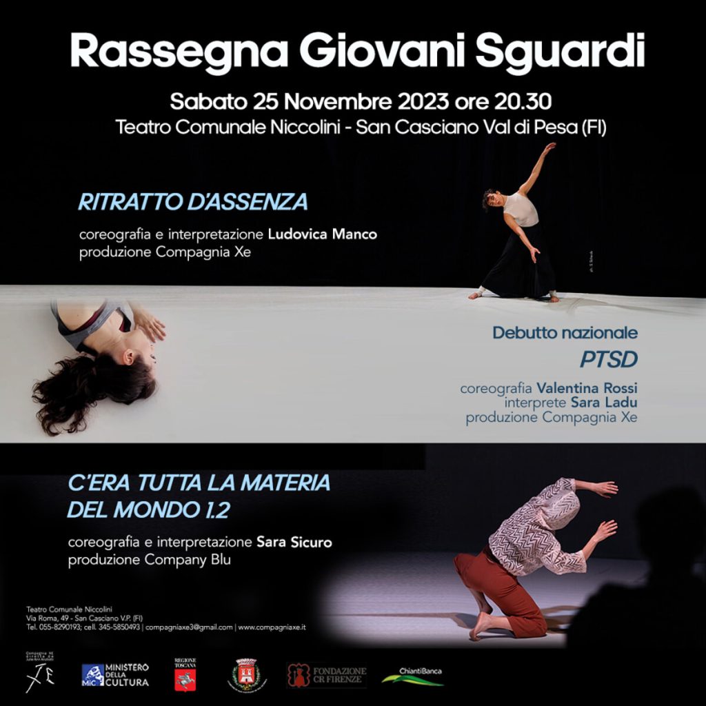"Giovani sguardi", rassegna di danza al Teatro Niccolini