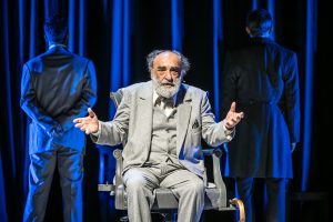 Alessandro Haber in "La coscienza di Zeno" al Teatro della Pergola