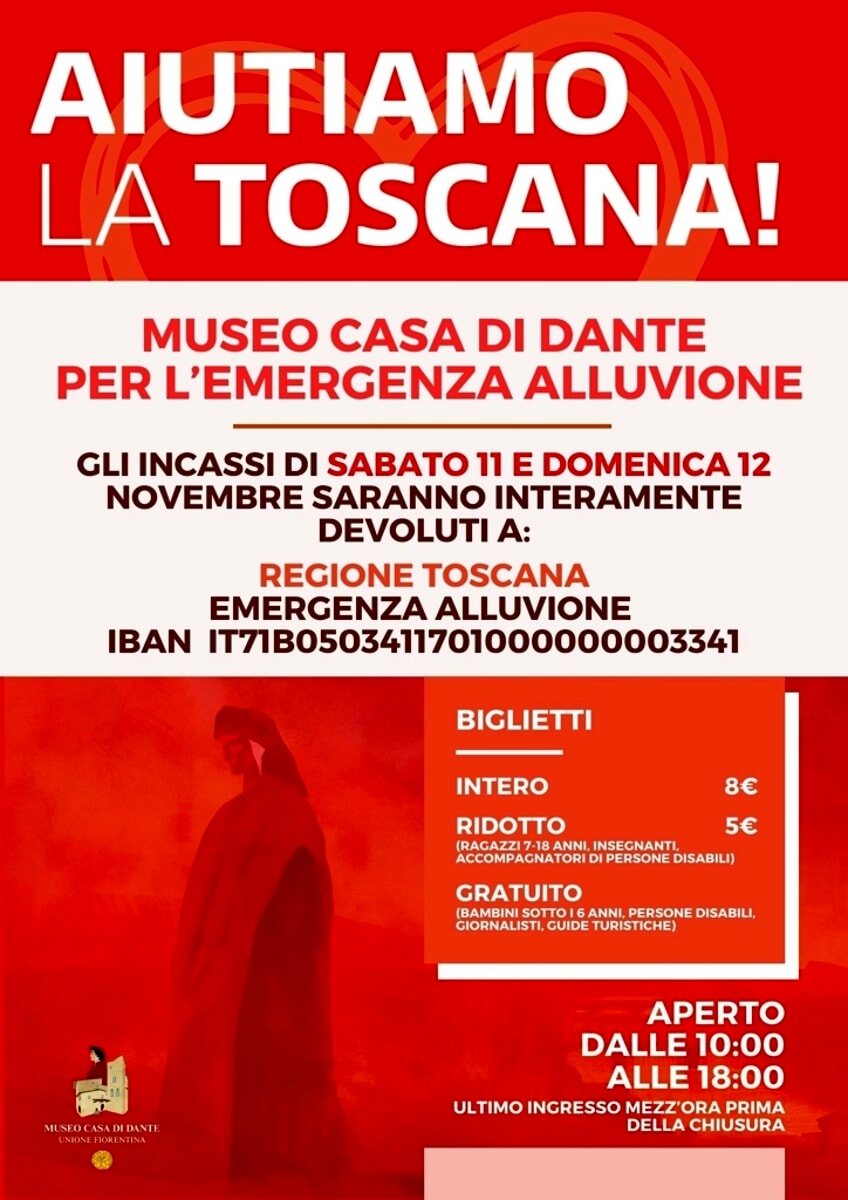 Museo Casa di Dante per l'emergenza alluvione