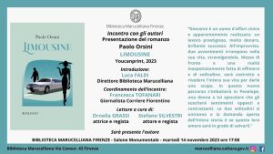 Presentazione del libro "Limousine" di Paolo Orsini