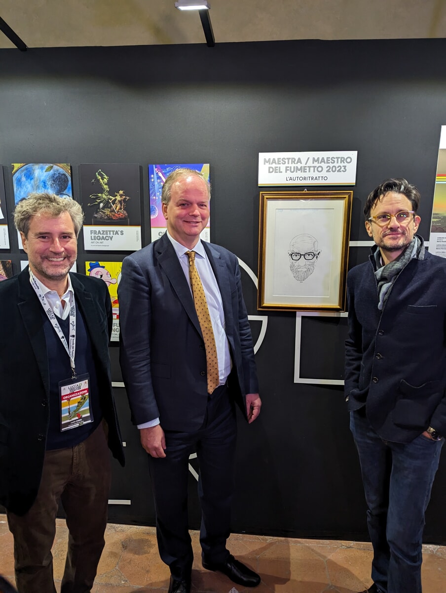 Gli autoritratti di Frank Miller Luis Royo entrano nella collezione degli Uffizi