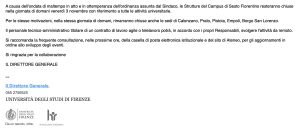 Università: didattica sospesa per l'allerta meteo