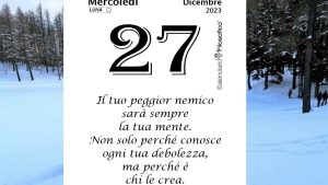 Almanacco | Mercoledì 27 dicembre: accadde oggi, compleanni, santo e proverbio del giorno
