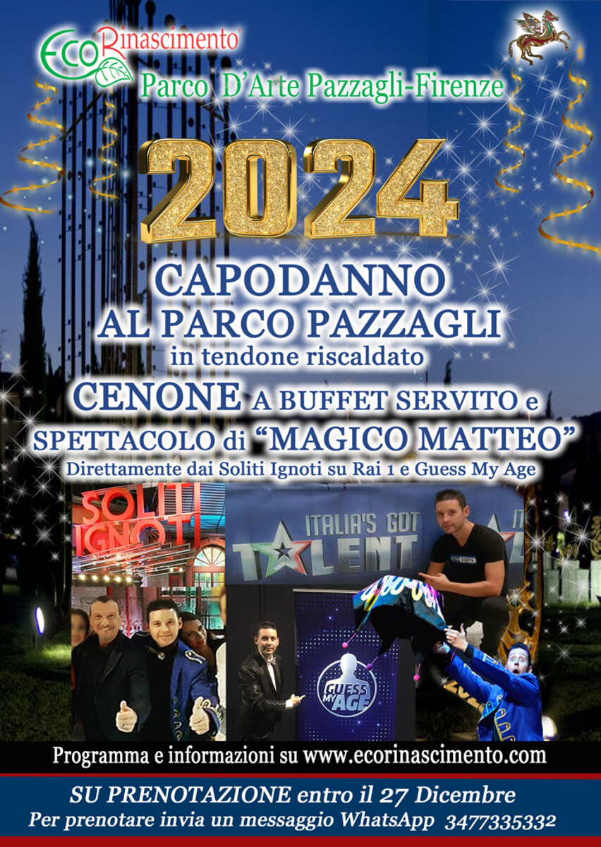 Capodanno 2024 al Parco d'Arte Pazzagli