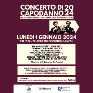 Concerto di Capodanno al Palazzo delle Esposizioni di Empoli