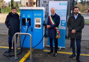 Colonnine per la ricarica elettrica, Vicchio cala il poker