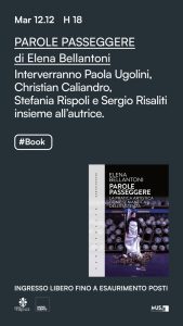 Presentazione del libro di Elena Ballantoni "Parole passeggere"