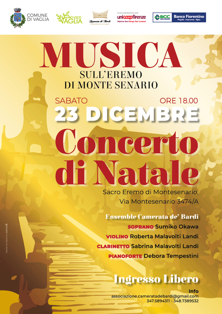 Concerto di Natale della Camerata de' Bardi al Sacro Eremo di Monte Senario