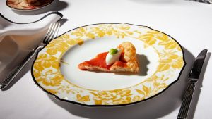 Uno dei migliori ristoranti di Firenze serve una fetta di pizza come dessert