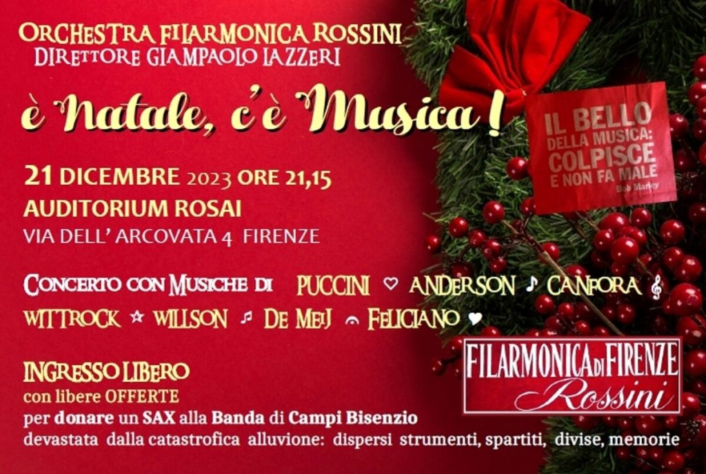 "E' Natale, c’è musica": serata di festa e solidarietà per la banda di Campi