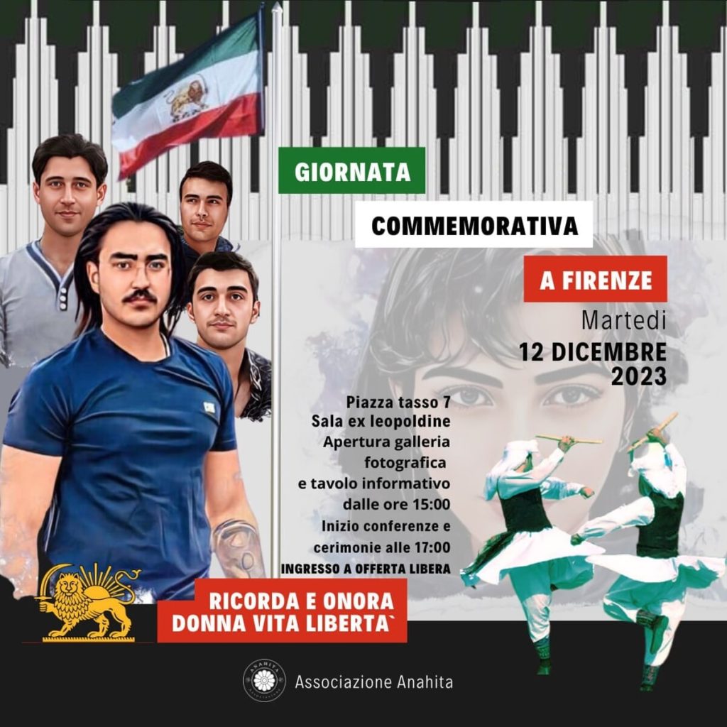 Giornata di Commemorazione in onore di Majid Reza Rahnavard e delle vittime per la libertà in Iran