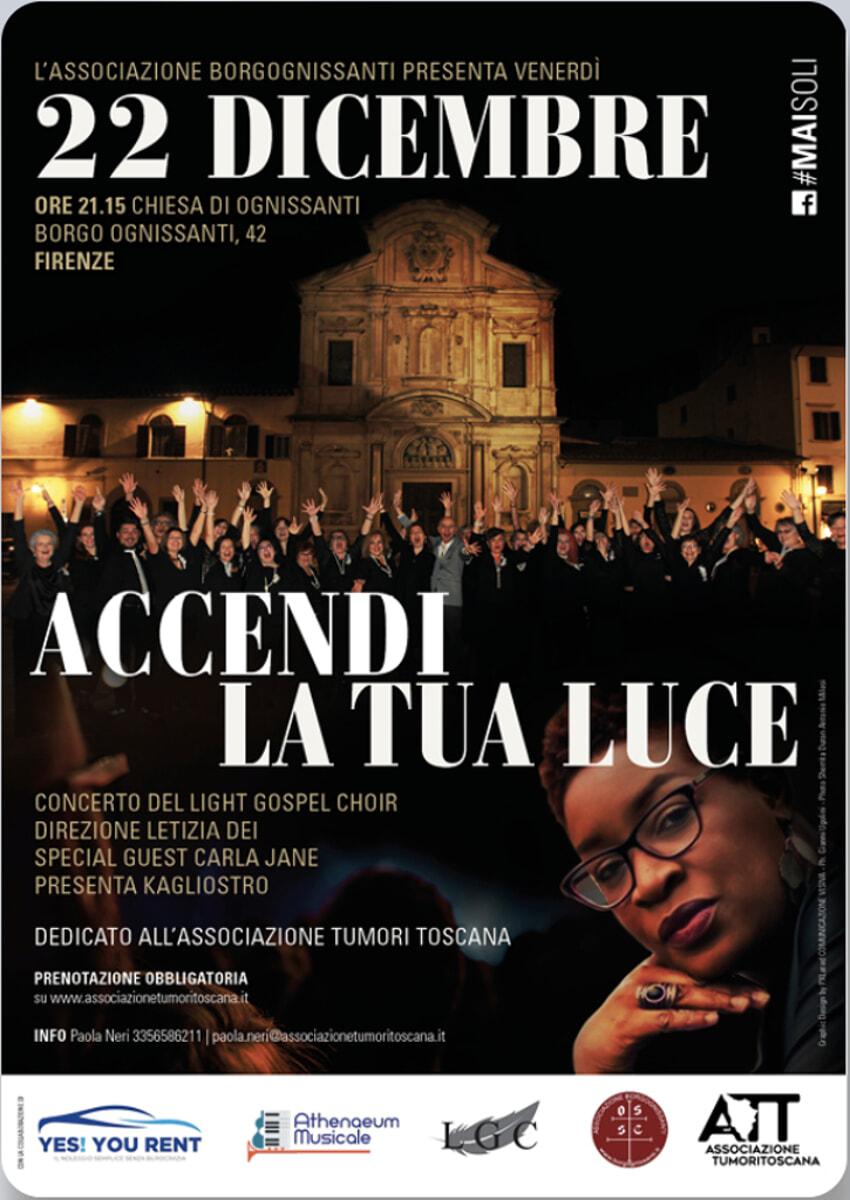 L’energia del Light Gospel Choir per ATT nella Chiesa di Ognissanti