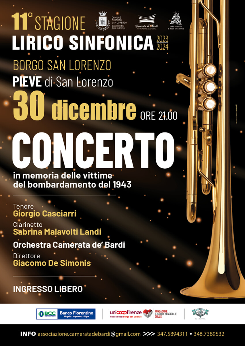 Concerto alla Camerata de' Bardi per le vittime del 1943