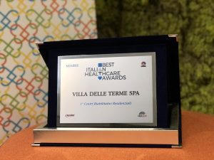 La Casa di Cura Korian Villa delle Terme premiata al Best Italian Healthcare Awards