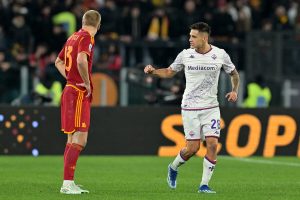 Roma-Fiorentina 1-1: Martínez Quarta risponde a Lukaku