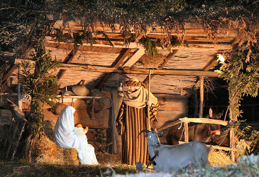 Presepe vivente alla parrocchia di Santa Brigida