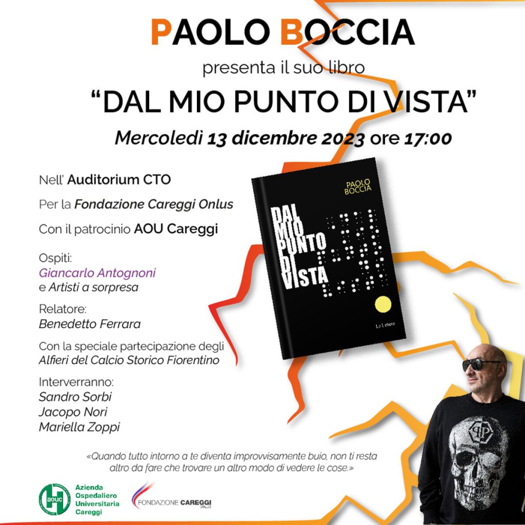 Presentazione libro "Dal mio punto di vista" di Paolo Boccia