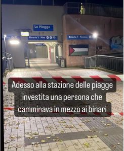 Le Piagge: attraversa i binari e viene investito dal treno 