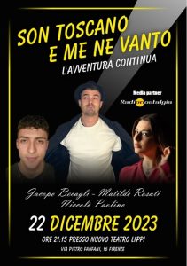 "Son toscano e me ne vanto" al Nuovo Teatro Lippi