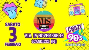 "Crazy 90", il party anni '90 più pazzo che c'è