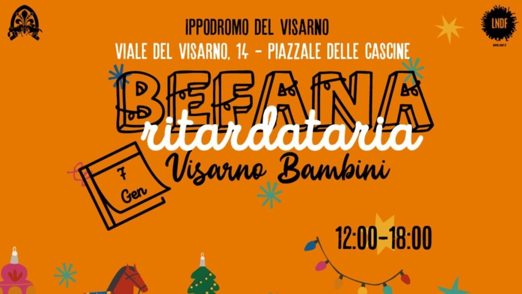 "Befana ritardataria": spettacoli, laboratori e dolci all'Ippodromo del Visarno