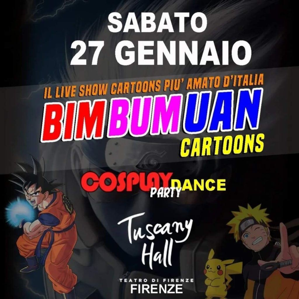 "Bim Bum Uan": primo raduno cosplay dance party