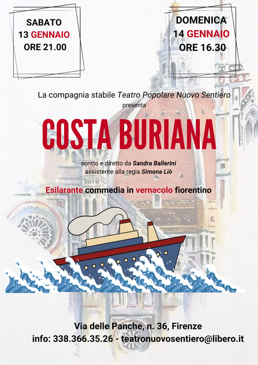 "Costa Buriana" al Teatro Nuovo Sentiero