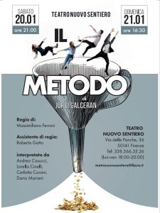 "Il metodo", spettacolo di Jordi Galceran al Teatro Nuovo Sentiero