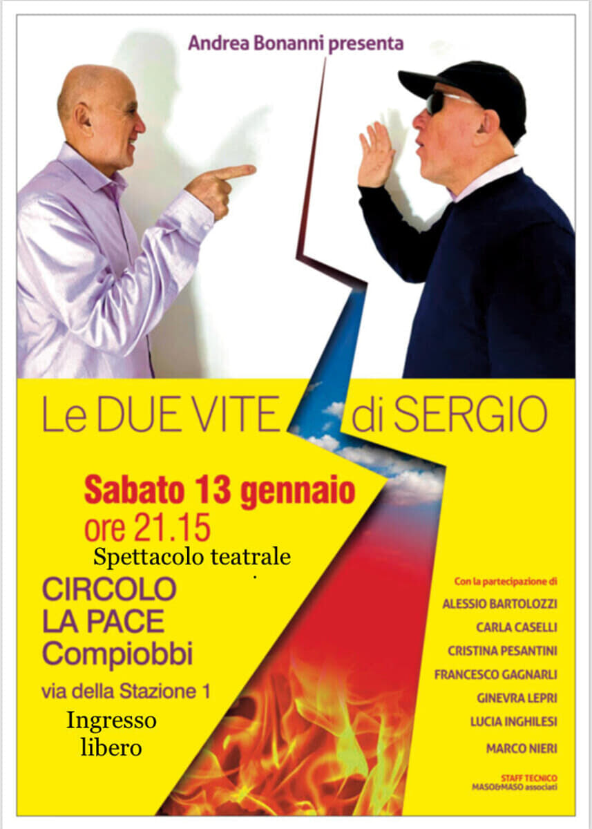 Le due vite di Sergio al Circolo la Pace
