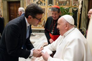 Anche il sindaco Nardella a Roma da Papa Francesco / FOTO