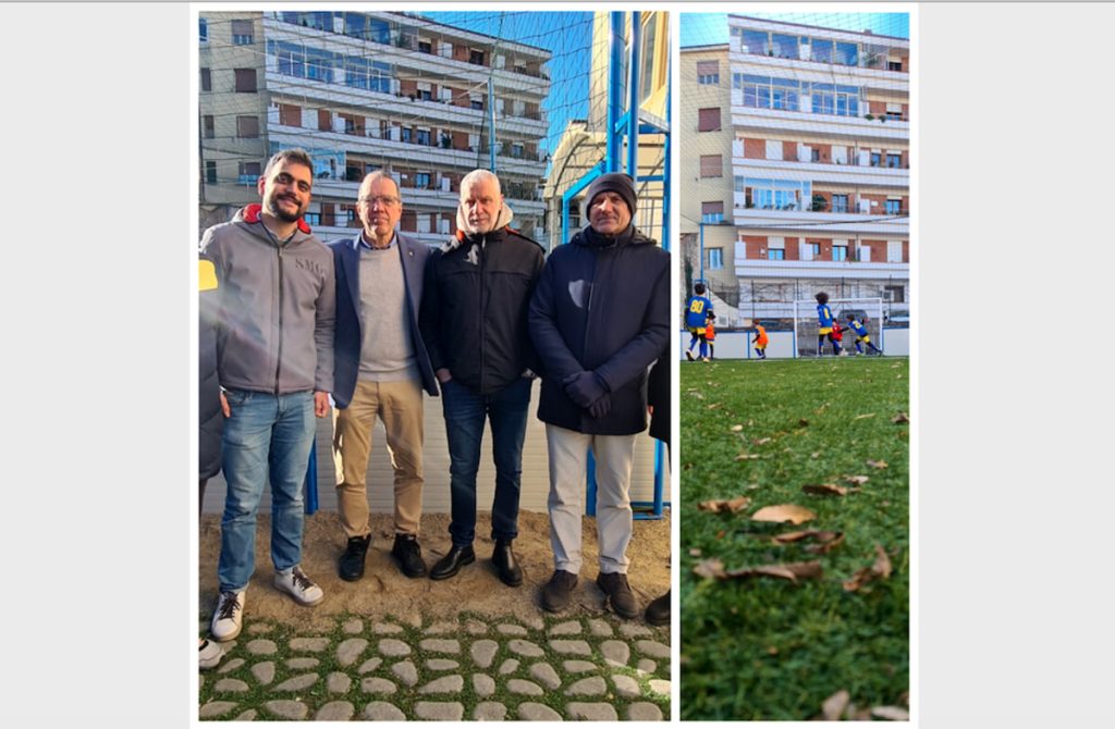 Festa alla Sales per l'inaugurazione del nuovo campo di gioco / FOTO