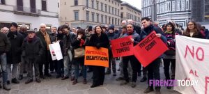 Presidio antifascista dopo il caso Acca Larentia. “Inaccettabile il silenzio di Meloni”  VIDEO - FOTO