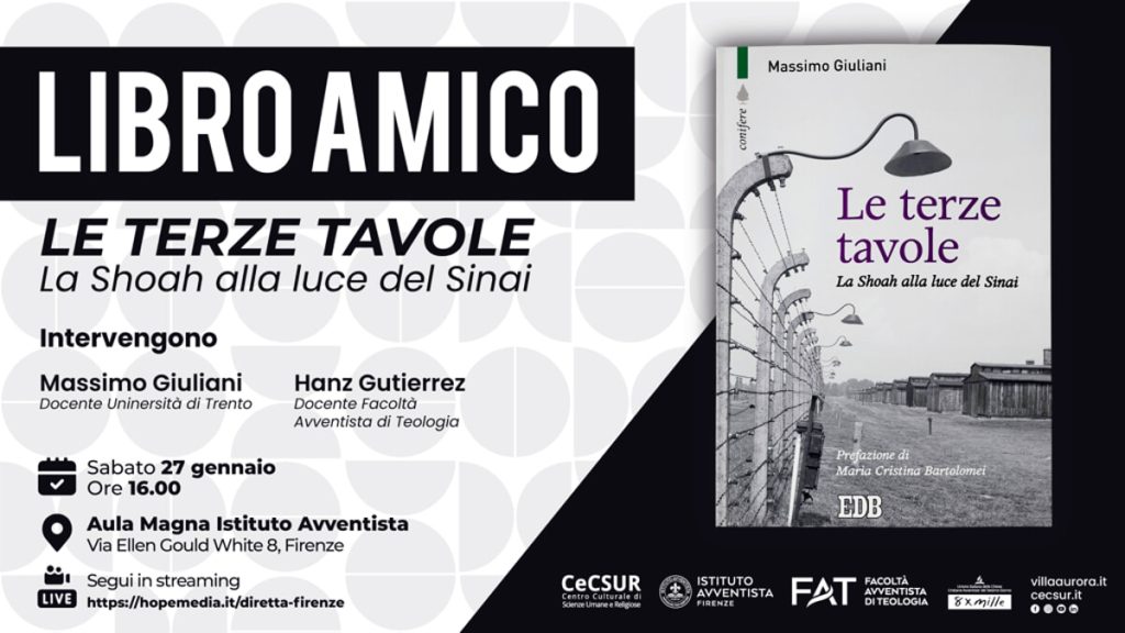 Presentazione del libro "Le terze tavole. La Shoah alla luce del Sinai"