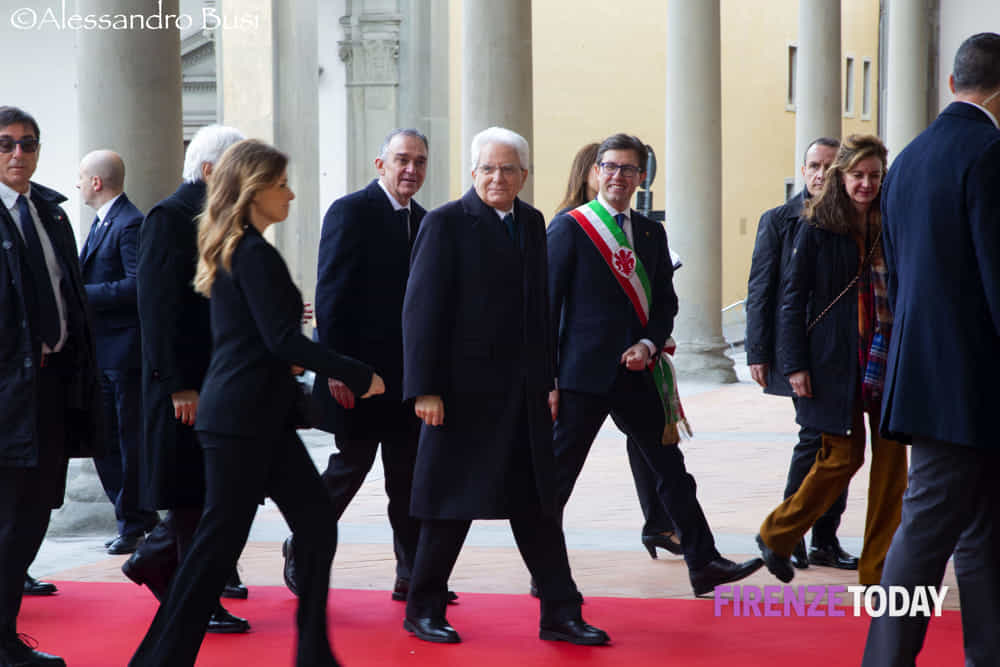Il presidente della Repubblica Sergio Mattarella torna a Firenze