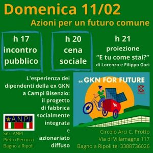 "Azioni per un futuro migliore" al Circolo Arci C. Protto