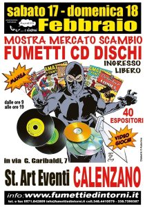 Dischi fumetti videogiochi allo start eventi Calenzano