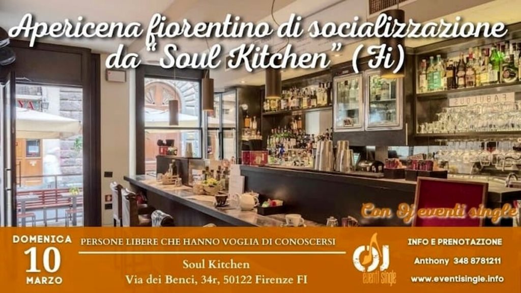 Apericena fiorentino di socializzazione da “Soul Kitchen”